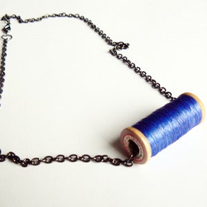 Image of Un-Reel Pendant Necklace - Sky