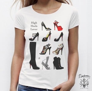 Image of T-shirt High Heels Lover by Dadawan  
