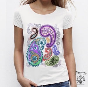 Image of T-shirt femme cachemire by Dadawan