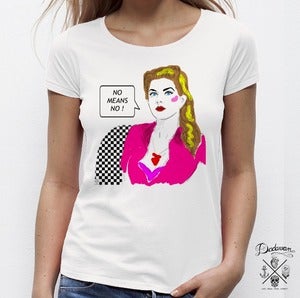 Image of T-shirt femme No Means No by Dadawan 