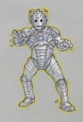 Image of cyberman canson sketch
