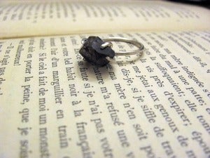 Image of 14k Gold Fill Herkimer Diamond Quartz Ring