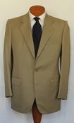 Image of Luciano Barbera Tan Gabardine Jacket, size 40 Reg., was $85