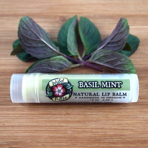 Image of Basil Mint <br> Natural Lip Balm .15oz