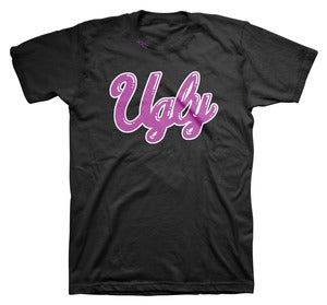 Image of UGLY SIGNATURE TEE BLK