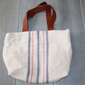 Image of Faded Blue and Pink Tote Bag