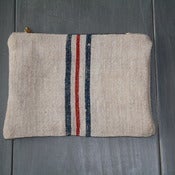 Image of Antique Linen Pouch - Mixed Colour