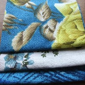Image of Pica Vintage Barkcloth Fabric Scrap bag