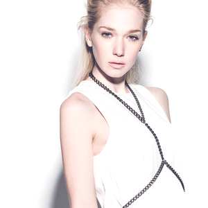 Image of XI. Cropped Gunmetal Chain Harness