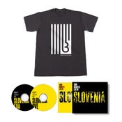 Image of John Digweed Live in Slovenia 2xCD Signed Slipcase Pre-order & United States of Bedrock Shirt