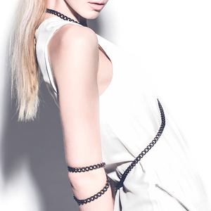 Image of V. Gunmetal Chain Elbow Harness
