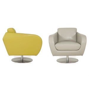 Image of Sulu Swivel Leather Chair
