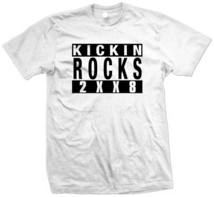 Image of Kickin Rocks T-Shirt (White/Black)