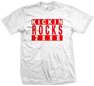 Image of Kickin Rocks T-Shirt (White/Red)