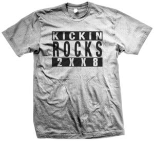 Image of Kickin Rocks T-Shirt (Grey/Black)