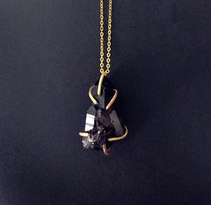 Image of PETRA SEIZED THE DAY - necklace (smoky quartz)