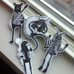 Image of Animal Sticker Set