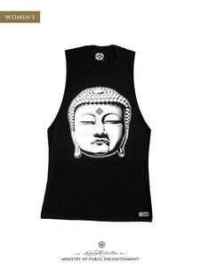 Image of WOMEN'S BUDDHA MUSCLE T-Shirt | Black
