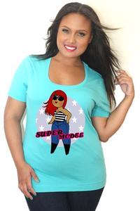 Image of The Supermodel Scoop Neck Tee 