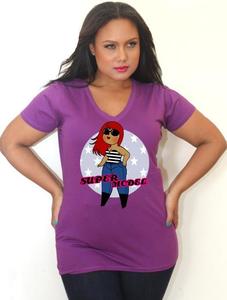Image of The Supermodel V-Neck Tee