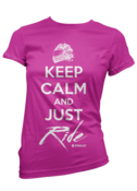 Image of Keep Calm Tee - Pink/White