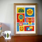 Image of "Hello" Screen Print