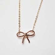Image of Pretty Little Bow Necklace