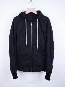 Image of Rick Owens Drkshdw - Double Layer Poplin Hooded Jacket