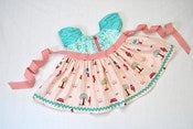 Image of Little Red Riding Hood in Pink Peasant