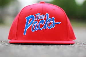 Image of The Packs Script Snapback | RED