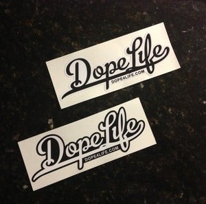Image of DOPELIFE Script Sticker