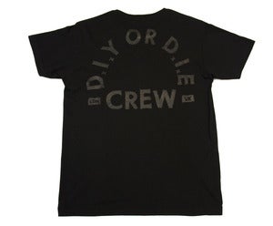 Image of S.O.O.N | D.I.Y or D.I.E Tee | Black / Black