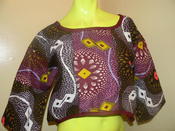 Image of Peacock  cropped top