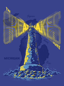Image of The Great Lakes State - Poster