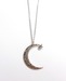 Image of Crescent Moon Filigree Necklace 