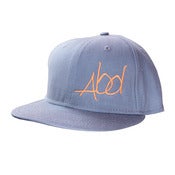 Image of FLATBRIM SNAPBACK - GREY / ORANGE