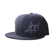 Image of FLATBRIM SNAPBACK - BLACK / GREY