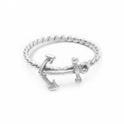 Image of Anchor Ring in Sterling Silver