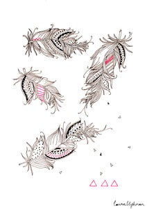 Image of Four feathers 
