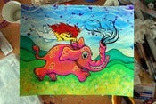 Image of "Joyride" OG gouache painting