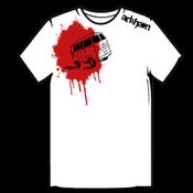 Image of Arkham Van T-Shirt - White/Red