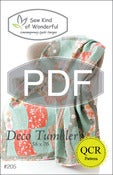 Image of Deco Tumbler ~ Pattern #205 (PDF Pattern)