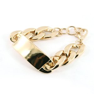 Image of Chunky gold ID Bracelet