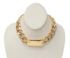 Image of Chunky gold ID Necklace