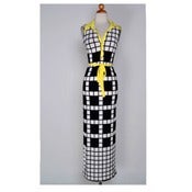 Image of Checker Board Dress