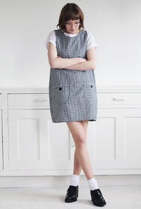 Image of Tilly Gingham Pinafore