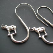 Image of Elephant Hoop Earrings