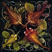 Image of ORIGINAL FRAMED PAINTING: "OCEANIC SYMBIONTS" 2013