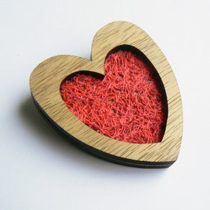 Image of Brooch - You Stitched Up My Heart (Free Shipping)