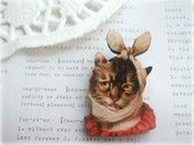 Image of Cat with Bandaged Head Brooch